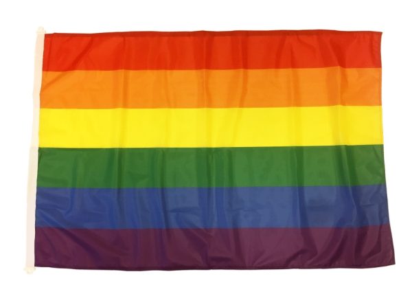 Regnb책gsflagga - Prideflagga i flera storlekar